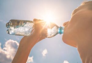 Bottled water is an alternative to well water for fluoride.