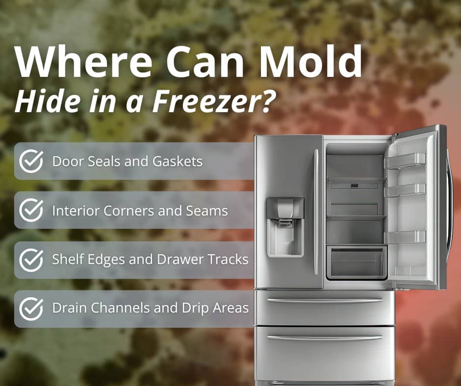 can mold grow in a freezer